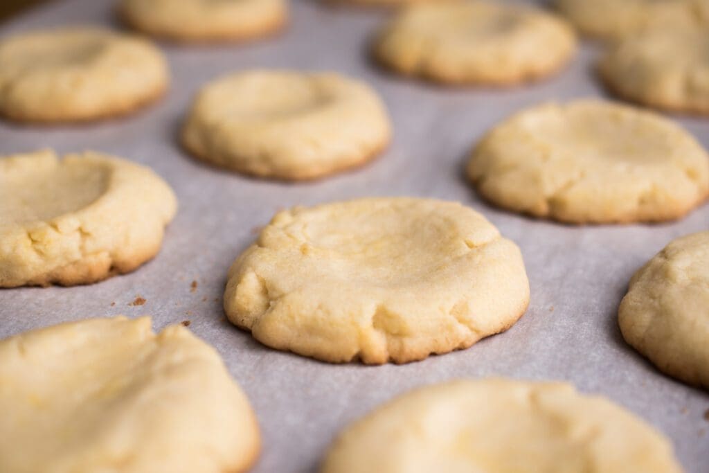 baked thumbprint cookies