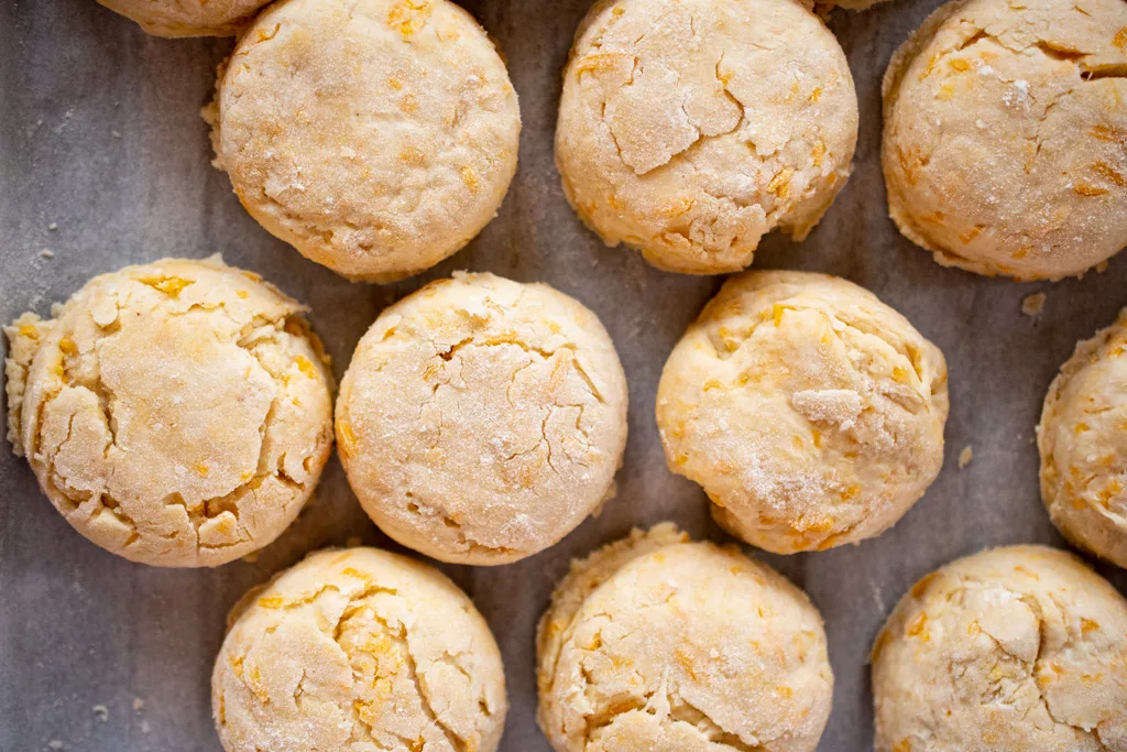 unbaked cheddar biscuits