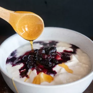 homemade yogurt with the cooler method